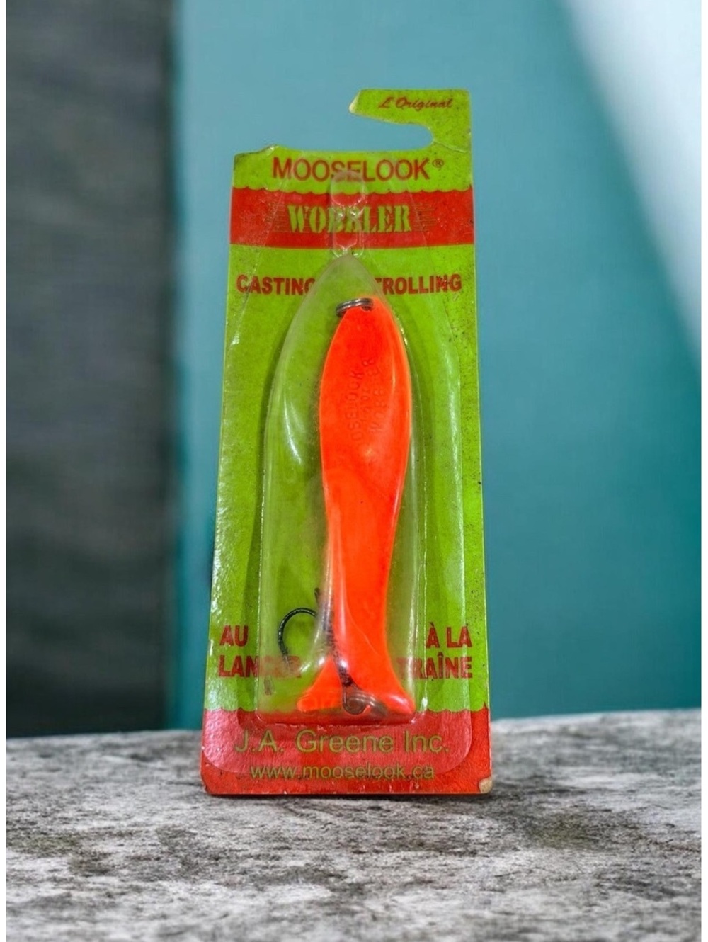 Mooselook Wobbler Medium Lure - Fluorescent Orange